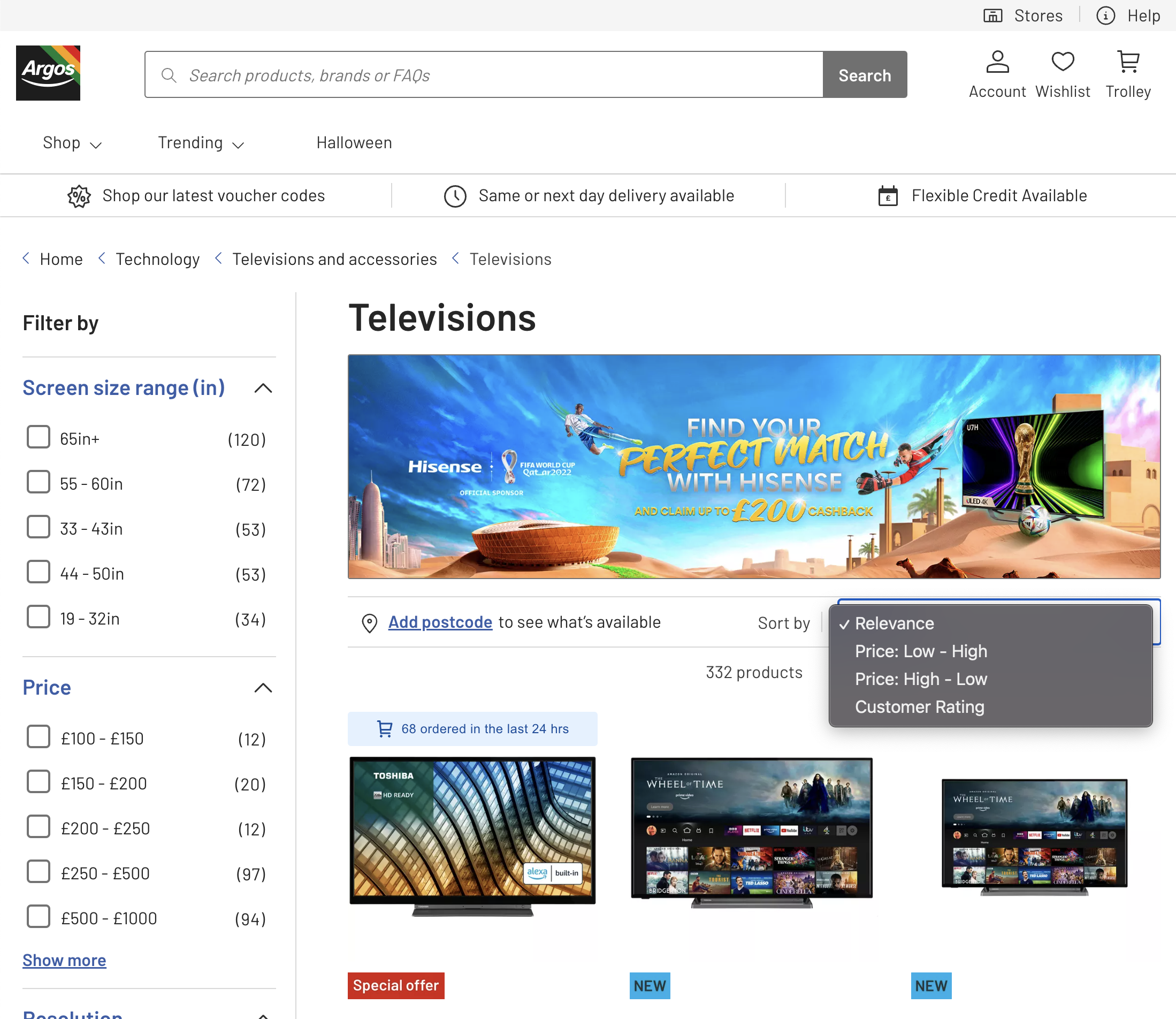 Argos’ UX Case Study Baymard Institute